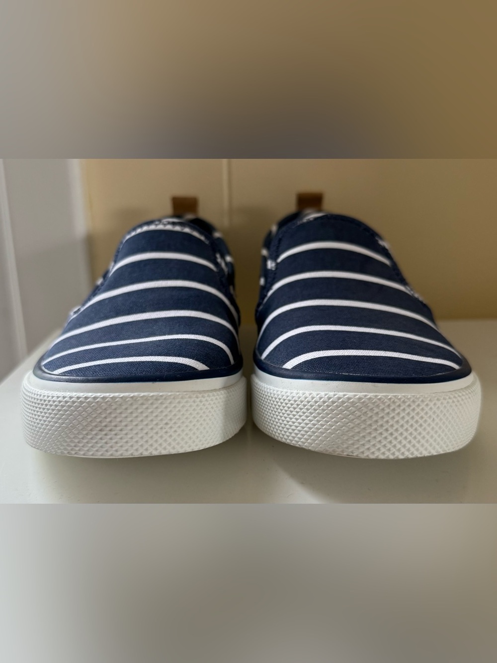 Sperry x Vineyard Vines Seaside Slip-On Sneakers | Navy Stripe Women’s size 7.5 - Picture 5 of 8